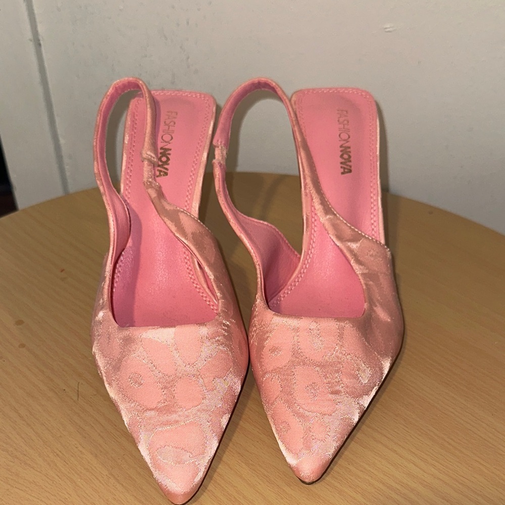 Fashion Nova Blush Pink Pointed Heels